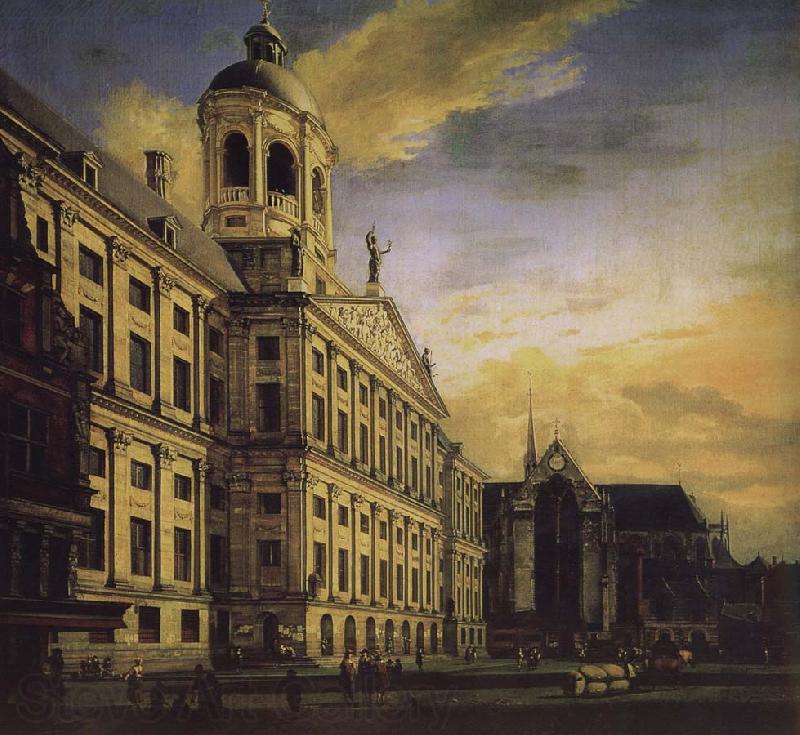 Jan van der Heyden City Hall and Plaza Germany oil painting art